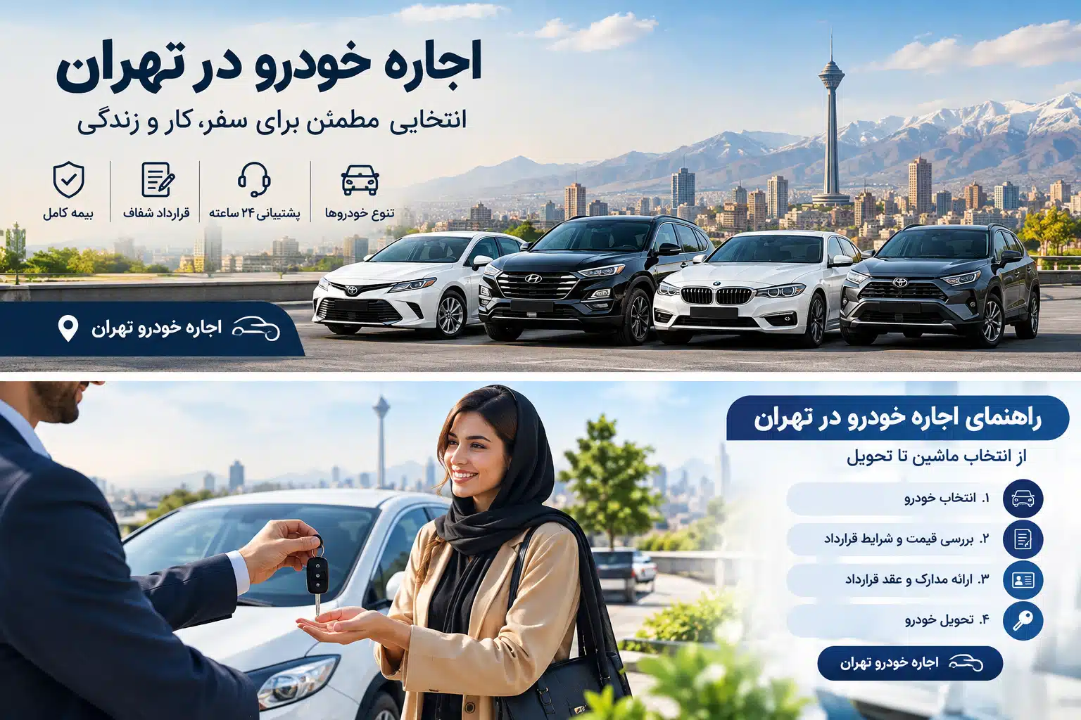 Guide to Renting a Car in Tehran: From Choosing the Vehicle to Handover
